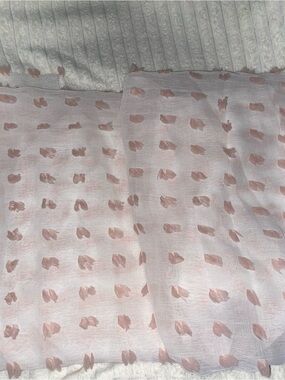 White sheer curtains
